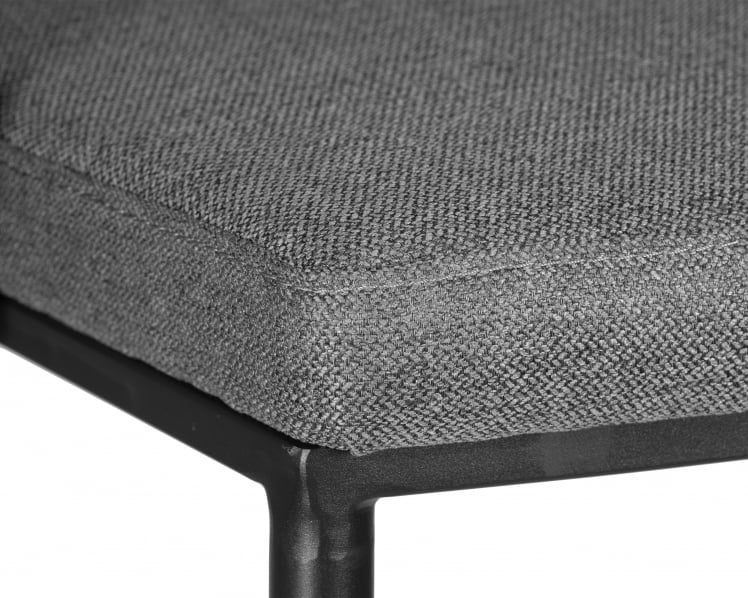 Стул барный DOBRIN AMELIA (серая ткань (F-48), темно-серый винтажный PU (MF-12))_6