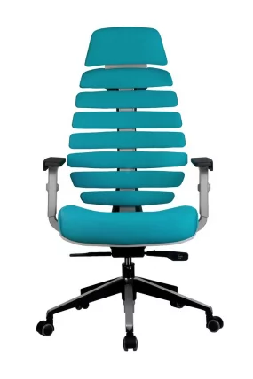 Кресло оператора Riva Chair SHARK Лазурный_1