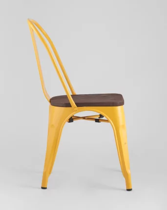 Стул Tolix Wood 850 Желтый_3