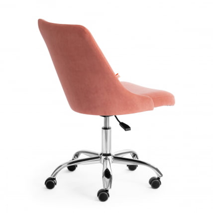 Кресло СВАН флок , розовый, 137 / SWAN_2