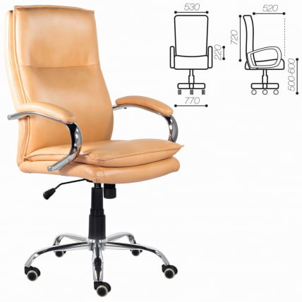 Кресло офисное BRABIX PREMIUM Cuba EX-542 Бежевый_0