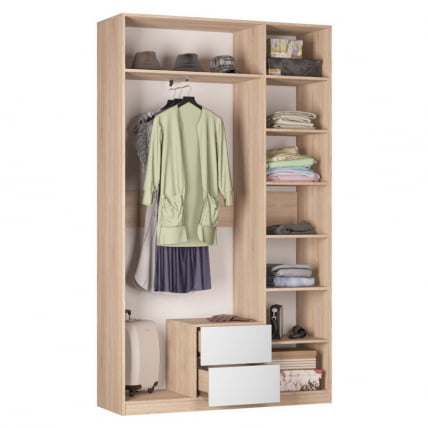 Шкаф распашный R-230х135х45-2-PO-M(ДМ)_1