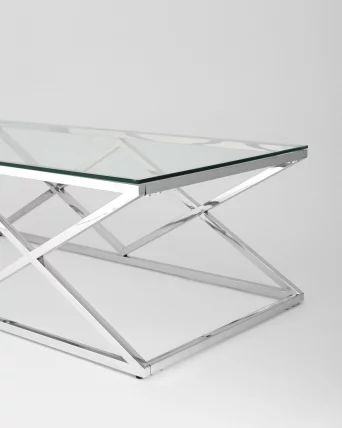 Стол журнальный ИНСИГНИЯ 120x60 Серебро Стол журнальный ИНСИГНИЯ 120x60 Серебро_4
