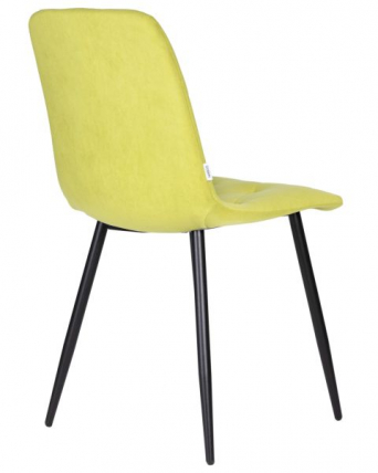 Стул обеденный ДОБРИН CХИЛЛЙ РОМБО (Лайм Симпле 14, основание черное) 4 шт / DOBRIN CHILLY ROMBO Simple_4