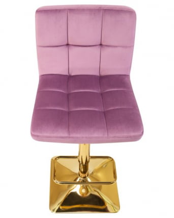 Стул барный DOBRIN GOLDIE (пудрово-сиреневый велюр (MJ9-52)) 2 шт_7