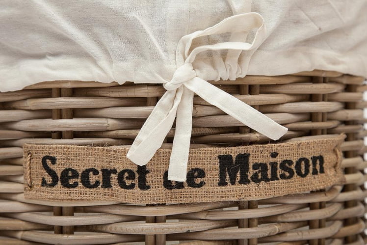 Корзина Secret De Maison Letti (набор из 2 штук) натуральный ротанг, D48*58/D38*49 см, Натуральный Кубу / Natural Kubu_1