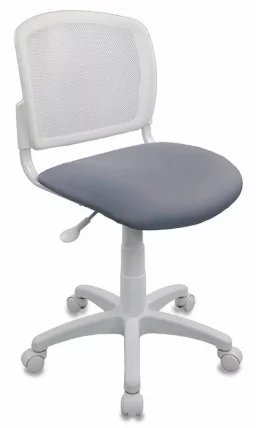 Кресло детское Бюрократ CH-W296NX/15-48 Белый Серый_0