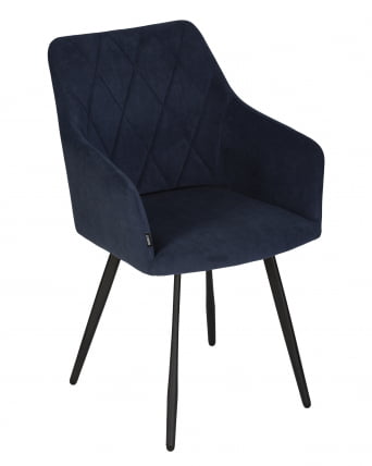 Стул обеденный DOBRIN ROBY велюр Catania Dark Blue_6