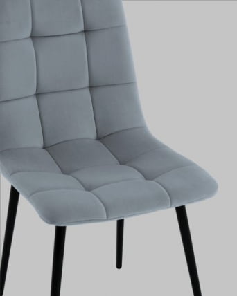Стул Одди НЕВ велюр серый / NEW_7