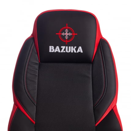 Кресло BAZUKA кож/зам, черный/красный, 36-6/36-6/06/36-161_6