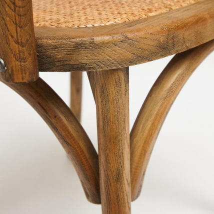 Стул с подлокотниками CРОСС (мод.CБ2008) дерево береза, 91х55х52см, Груша (№3) / CROSS (mod.CB2008)_4