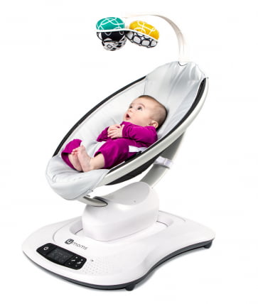 Электронное кресло-качалка 4Moms Mamaroo 4.0 Серебро_0