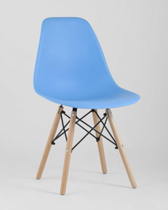 Стул Eames Style DSW голубой (разборный каркас)_1