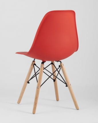 Стул Еамес Стйле ДСВ красный 4 шт. комплект (разборный каркас) / Eames Style DSW_7