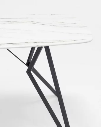 Стол обеденный Денвер 140кс90 Белый / 140x90_3