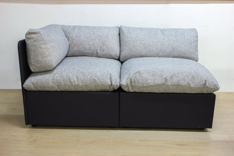 Диван двойной Кубэ с 1 подлокотником левым/правым модульный тафт / taft_2