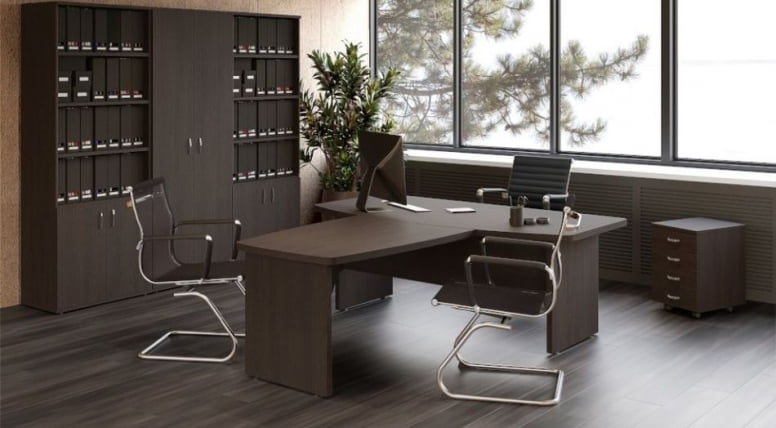 Гардероб с замком, левый Танго Ш61-04Лз Венге / Ш61-04Lз_1