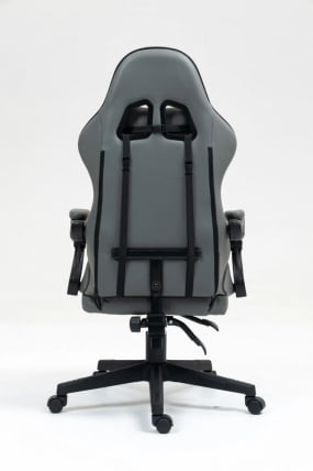 Кресло спортивное ТопЧаирс Коммандер серо-черный / TopChairs Commander_8