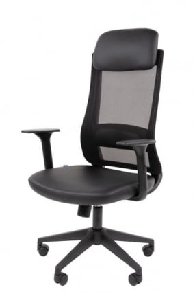 Офисное кресло CHAIRMAN 500 LT экокожа Черный_1