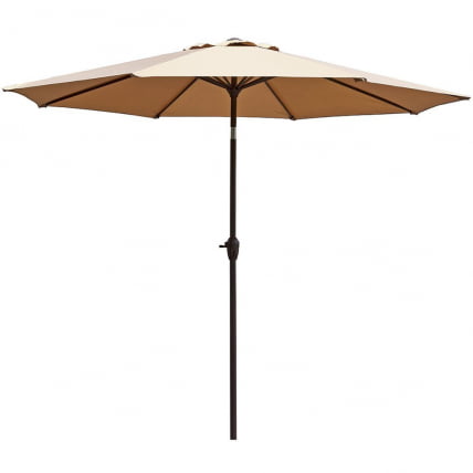 Зонт для сада AFM-270/8kR-Beige (с наклоном)_0