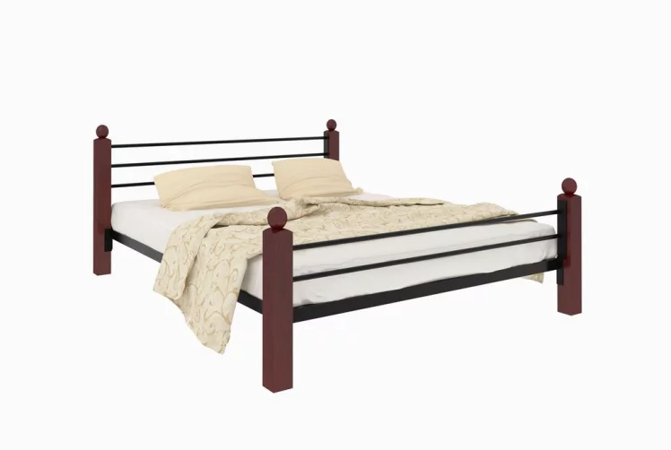 Кровать Милана Lux plus 1600х1900 Черная_0