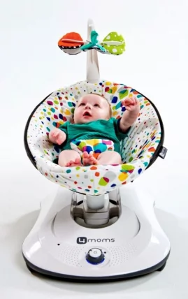 Электронное кресло-качалка 4Moms РокаРу (RockaRoo) Графитовый меш Электронное кресло-качалка 4Moms РокаРу (RockaRoo) Графитовый меш_4