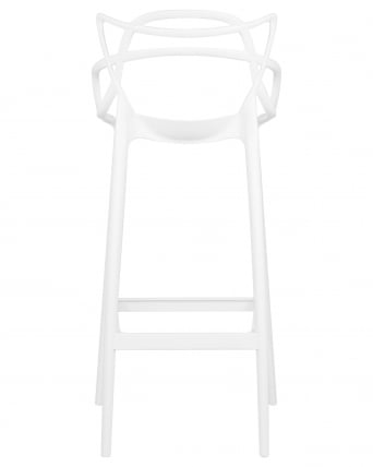 Стул барный DOBRIN MASTERS BAR Белый W-02_4
