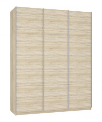 Шкаф-купе трехдверный Прайм 2100 ДСП/ДСП/ДСП Дуб сонома_0