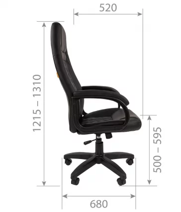 Кресло для руководителя CHAIRMAN 950LT Коричневый_4