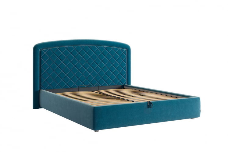 Кровать 1.6 Сильва 2 КМ1.6-18 изумруд (велюр) / KM1.6-18_3