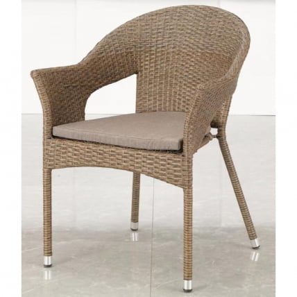 Плетеное кресло Y79B-W56 Light Brown_0