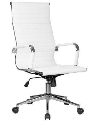 Офисное кресло для руководителей DOBRIN CLARK SIMPLE (белый)_0