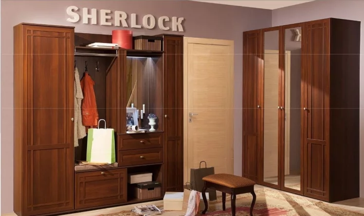 Шкаф МЦН Sherlock 70 Орех шоколадный_2