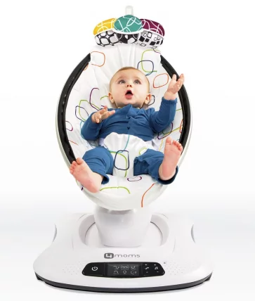 Электронное кресло-качалка 4Moms Mamaroo 4.0 Мультиплюш_2