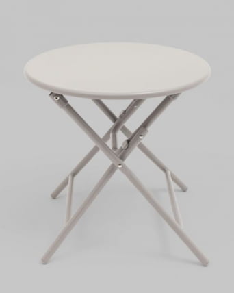 Комплект складной мебели для сада Солей светло-серый / Soley_5