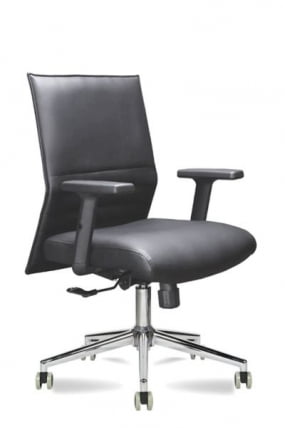 Офисное кресло Майк | Крестовина: хром паук | Подлокотники: 709 | Низкая спинка: Б / B_2