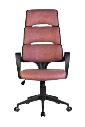 Кресло оператора Riva Chair SAKURA (черный пластик) Терракота_1