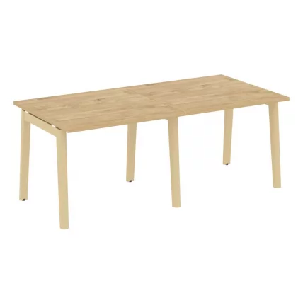 Стол переговорный (2 столешницы) ONIX WOOD OW.PRG-2.1 Тиквуд Светлый/Светлый_0