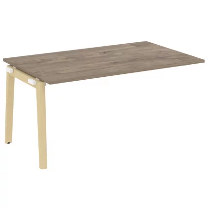 Проходной наборный элемент переговорного стола ONIX WOOD OW.NPRG-4 Тиквуд Темный/Светлый_0