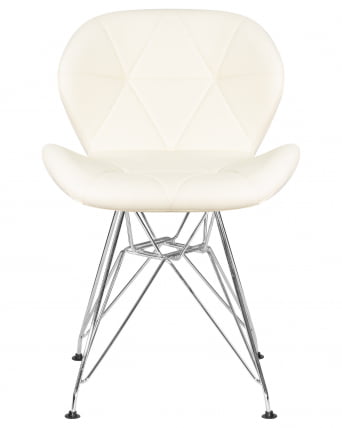 Стул обеденный DOBRIN BUTTERFLY CHROME Кремовый_5