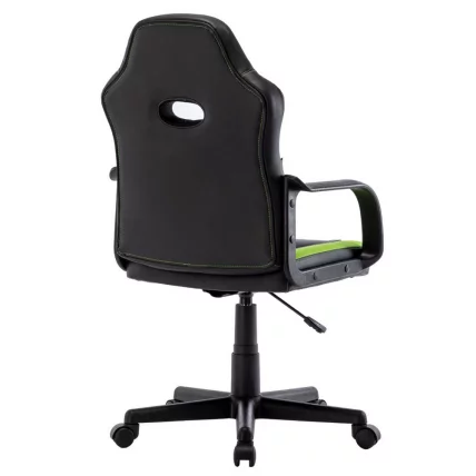 Кресло компьютерное BRABIX Stripe GM-202 экокожа Черный-зеленый_4