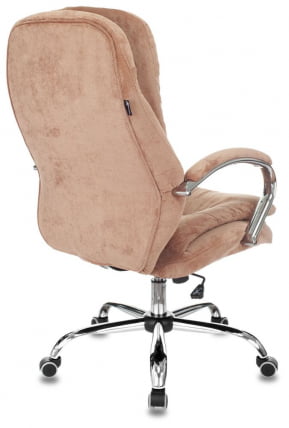 Кресло руководителя Бюрократ T-9950SL Fabric светло-коричневый Velvet 90_3