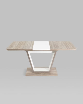 Стол раскладной Веcтор 120-160 Дуб анкона-белый / Vector_6