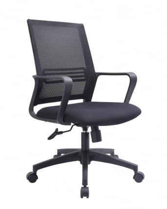 Кресло офисное TopChairs Simplex черный_0