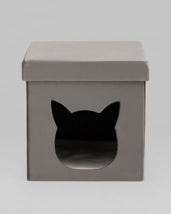 Пуф складной с ящиком Store Pet антрацитовый_3