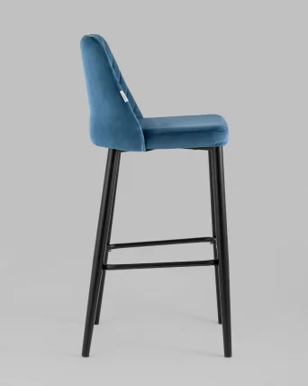 Стул барный Диего Пыльно-синий_2