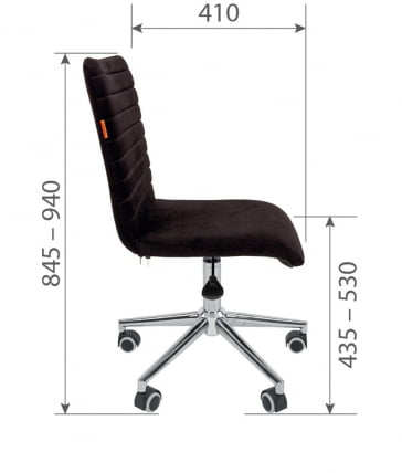 Кресло для оператора CHAIRMAN 020 ткань T-75 Бирюзовый_4