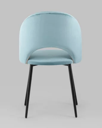 Стул Меган велюр Пыльно-голубой_4