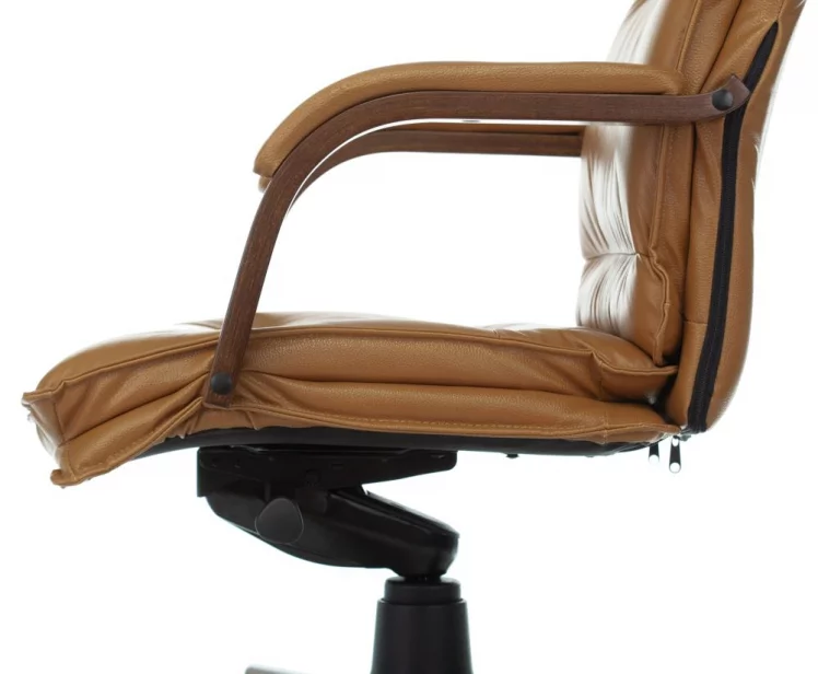 Кресло руководителя Бюрократ T-9927WALNUT Горчичный_7