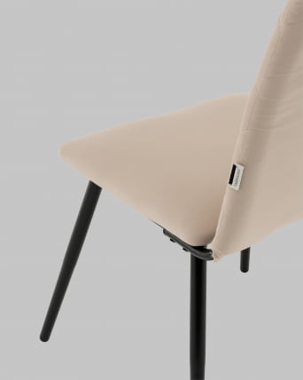 Стул Кристенсен велюр бежевый_6